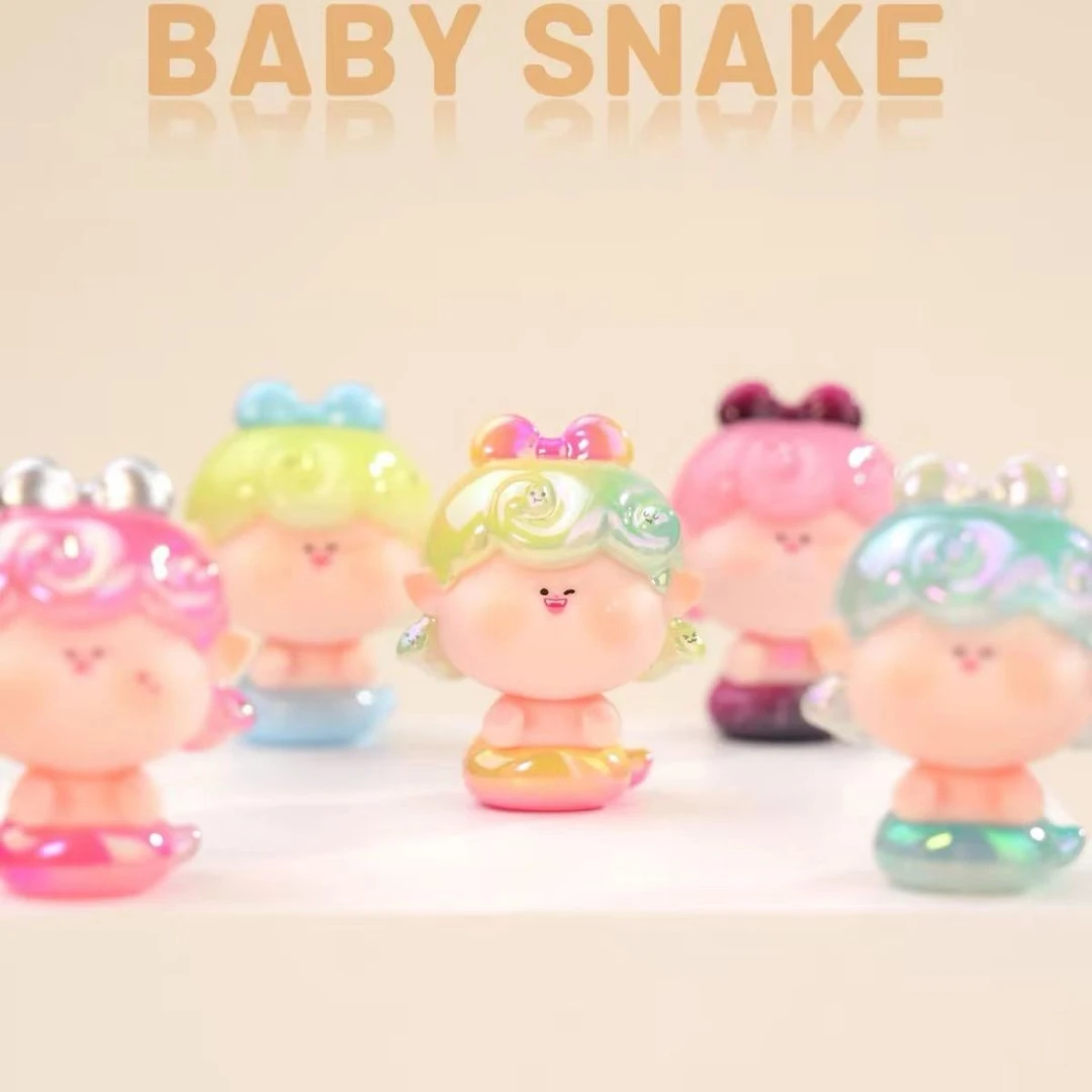 （拆盒拆袋）阿玛莉莉丝小蛇系列迷你萌粒桌面摆件可爱