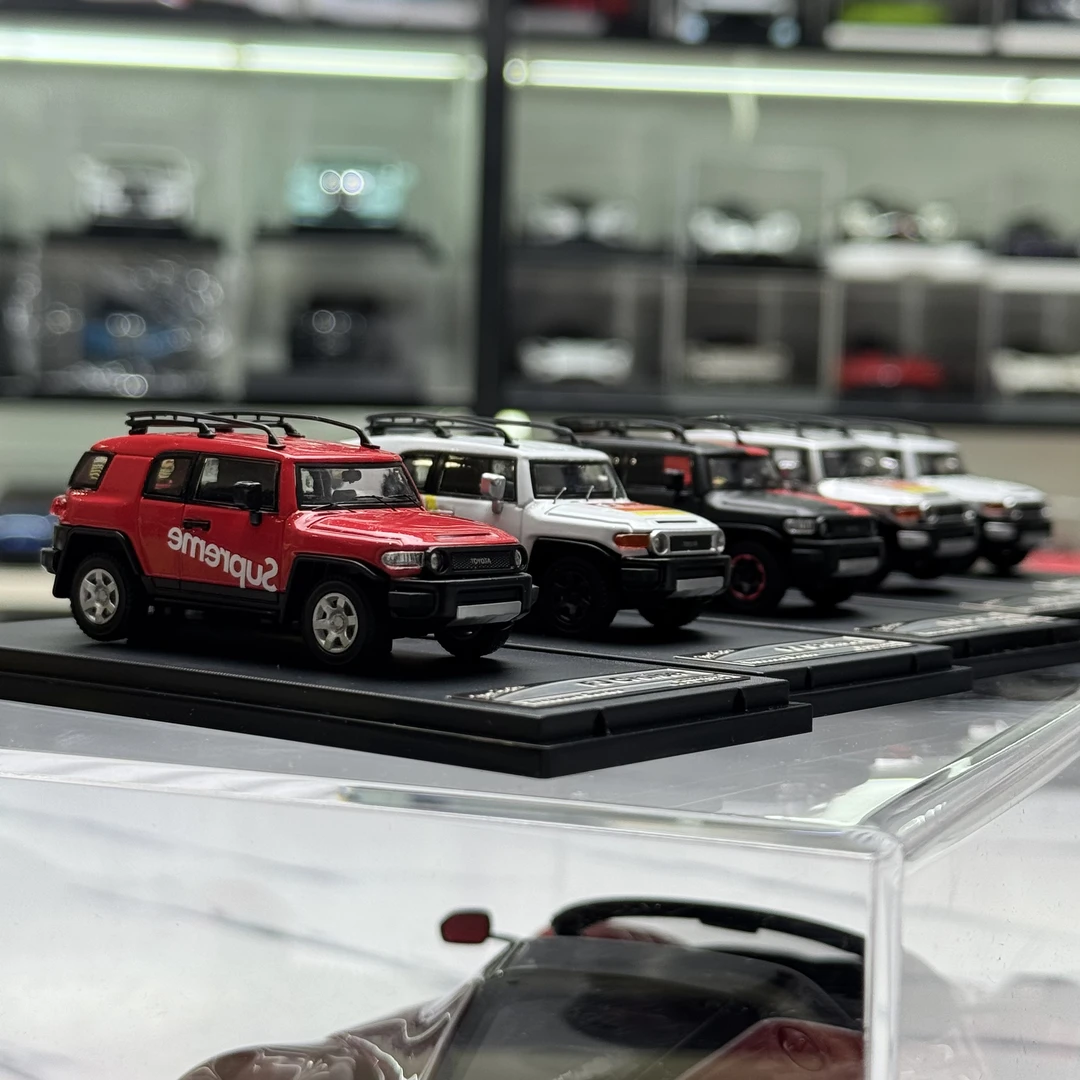 Stance 1:64 越野车TRD模型FJ酷路泽巡洋舰吉普SUV适用于丰田SH