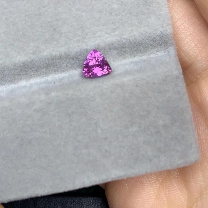 蓝宝石裸石1.26ct紫蓝宝