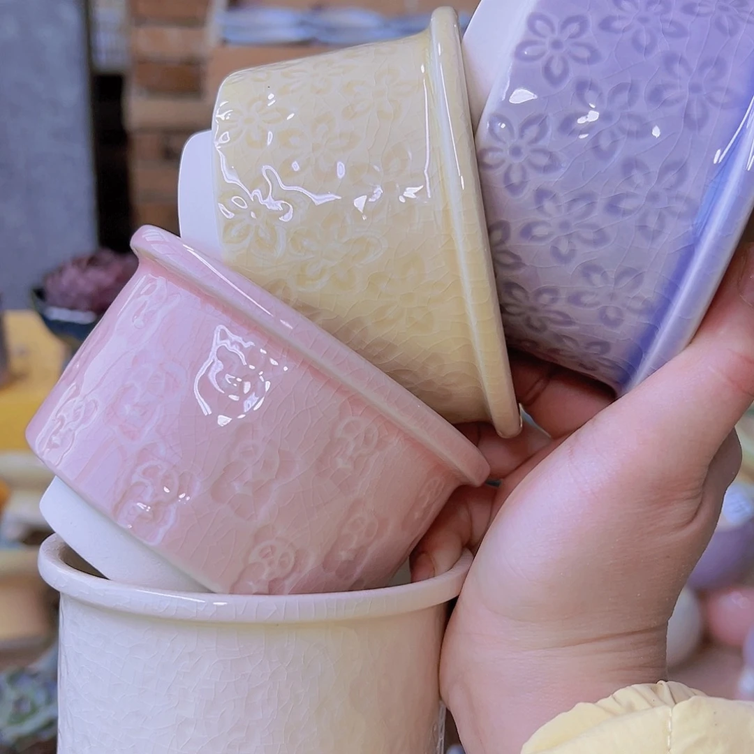 红陶陶瓷花盆当场满12包邮