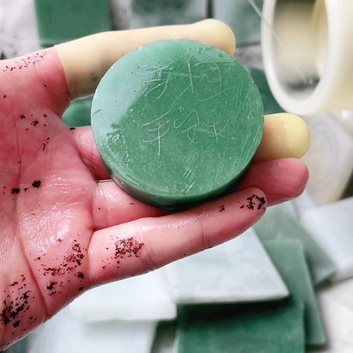 皓***园定制石英质玉平安扣