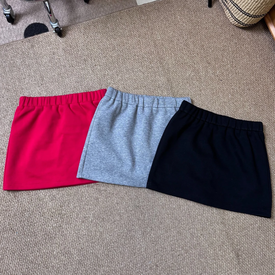 吉吉【秒变漫画腿】新款修身显瘦A字大长腿半身裤裙#2971