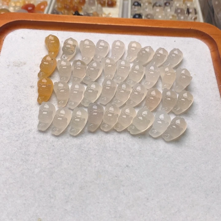 玛瑙/玉髓未镶嵌玛瑙福利卡22尺寸趴趴猫