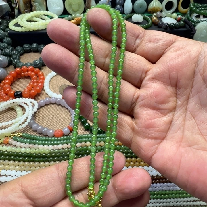 和田玉未镶嵌项链