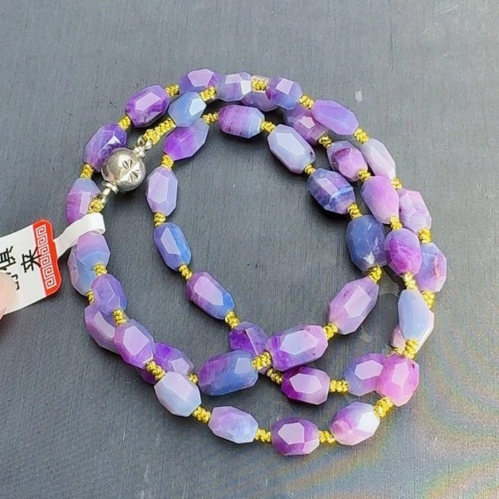 苏纪石（舒俱来）颈饰未镶嵌项链