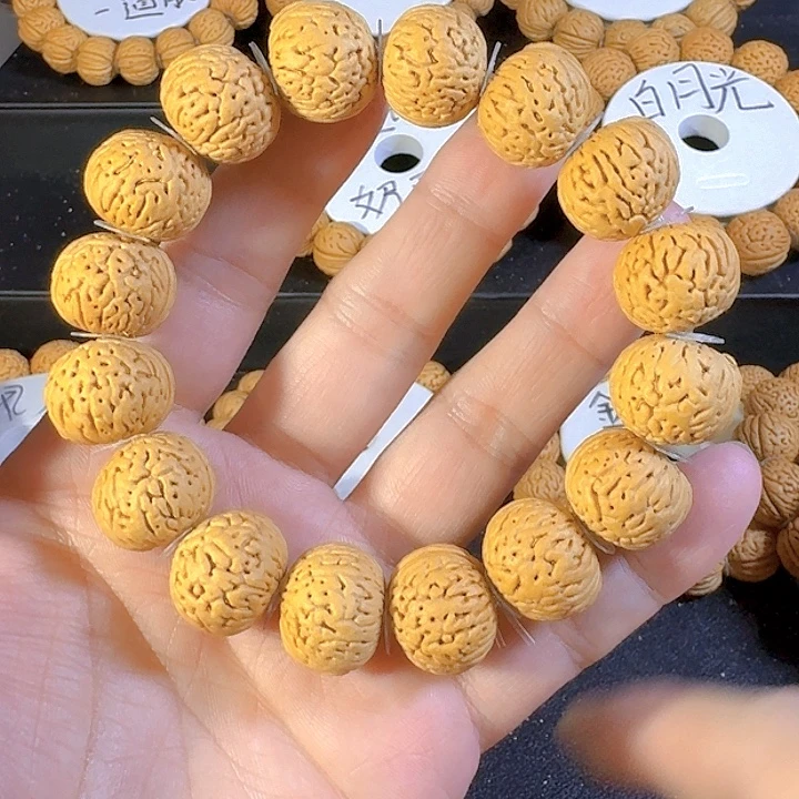 m***v桃核吊坠南瓜玻璃球桃核