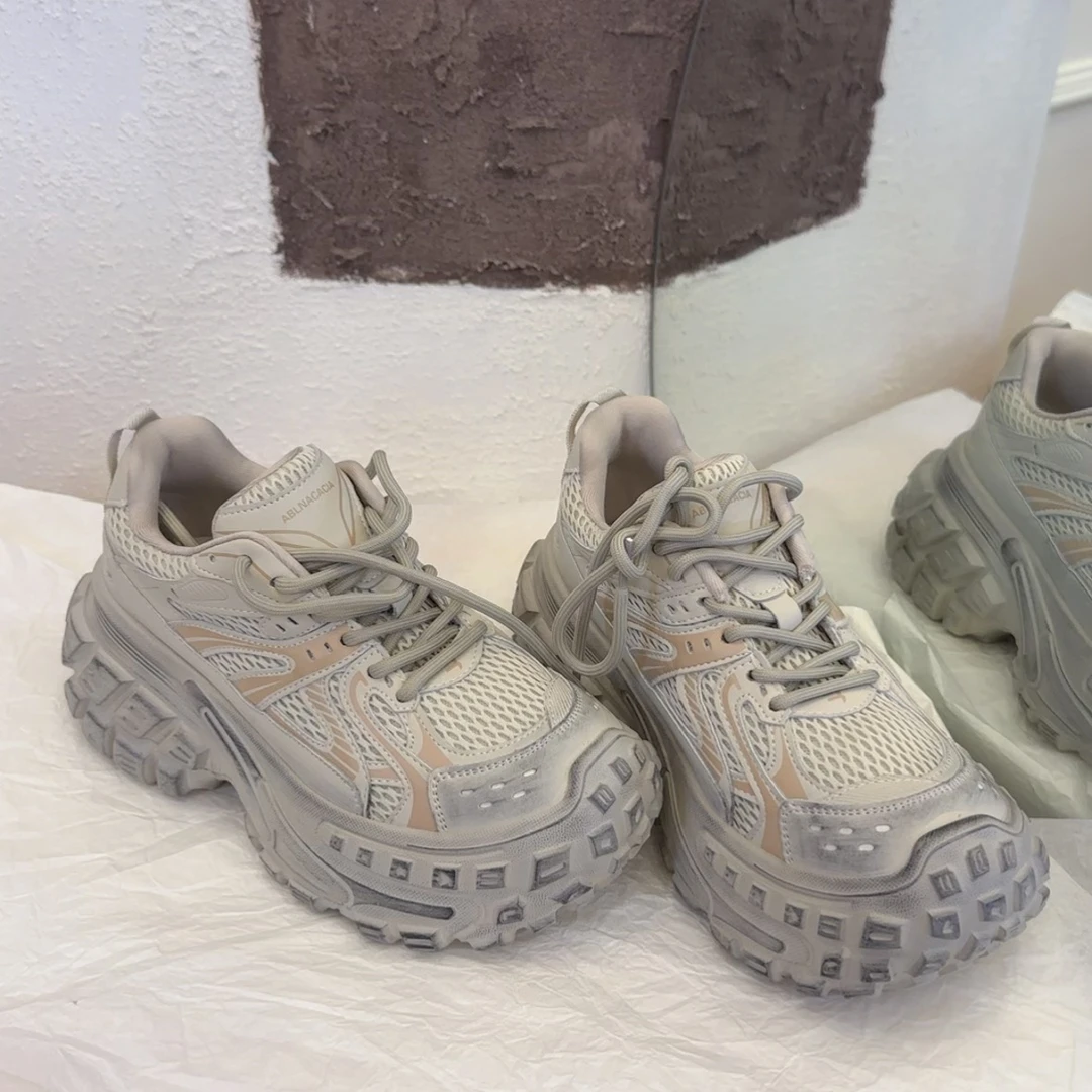 【王二今】牛皮/5CM/老爹鞋厚底舒适阿甘慢跑运动德训潮鞋03-56