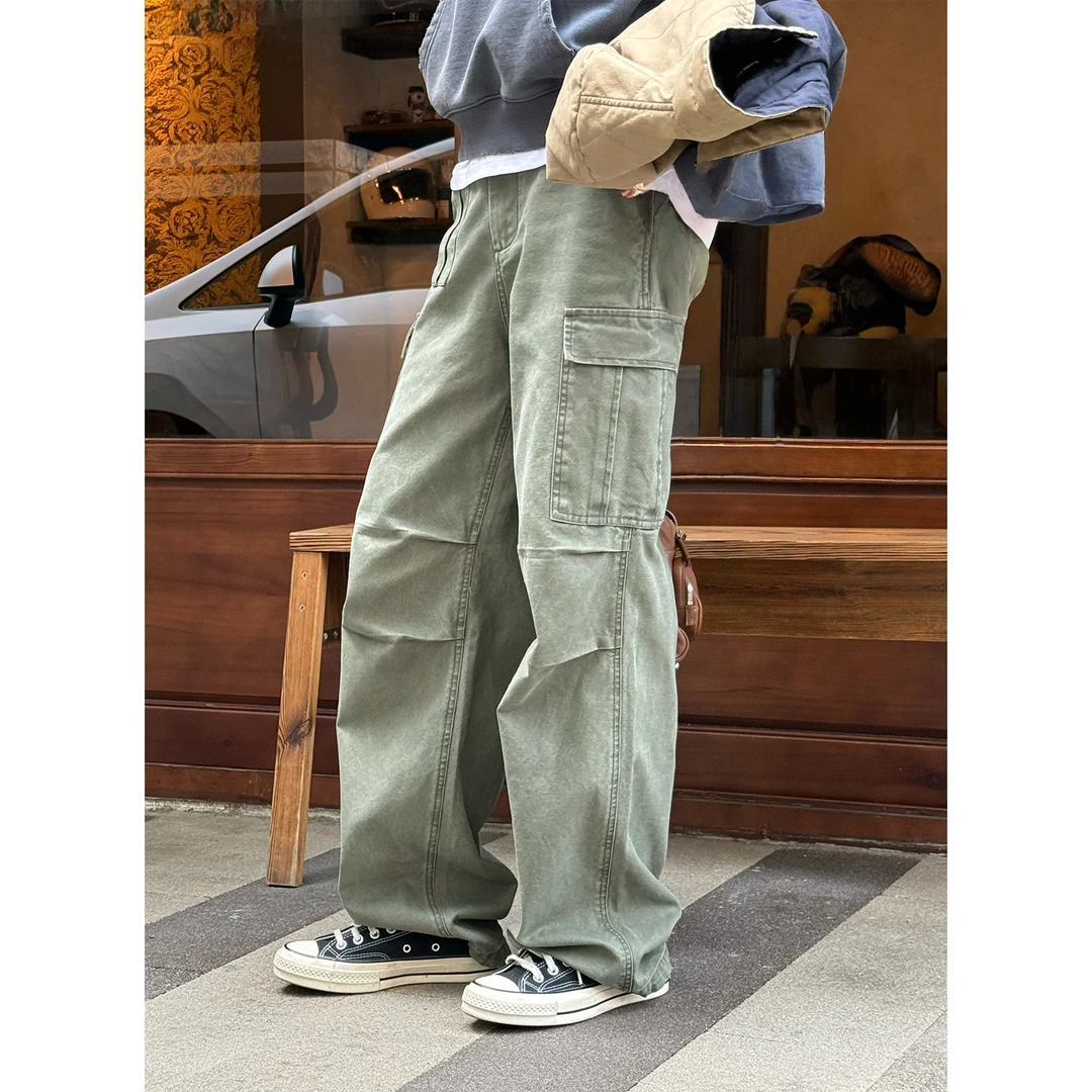 PH  《怀旧编码》美式复古拉夫经典古拙时尚百搭休闲工装长裤PH3171