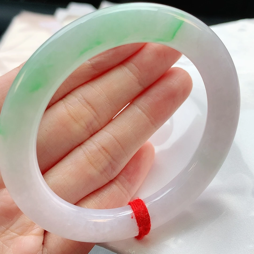 未镶嵌手镯翡翠54圆条882773