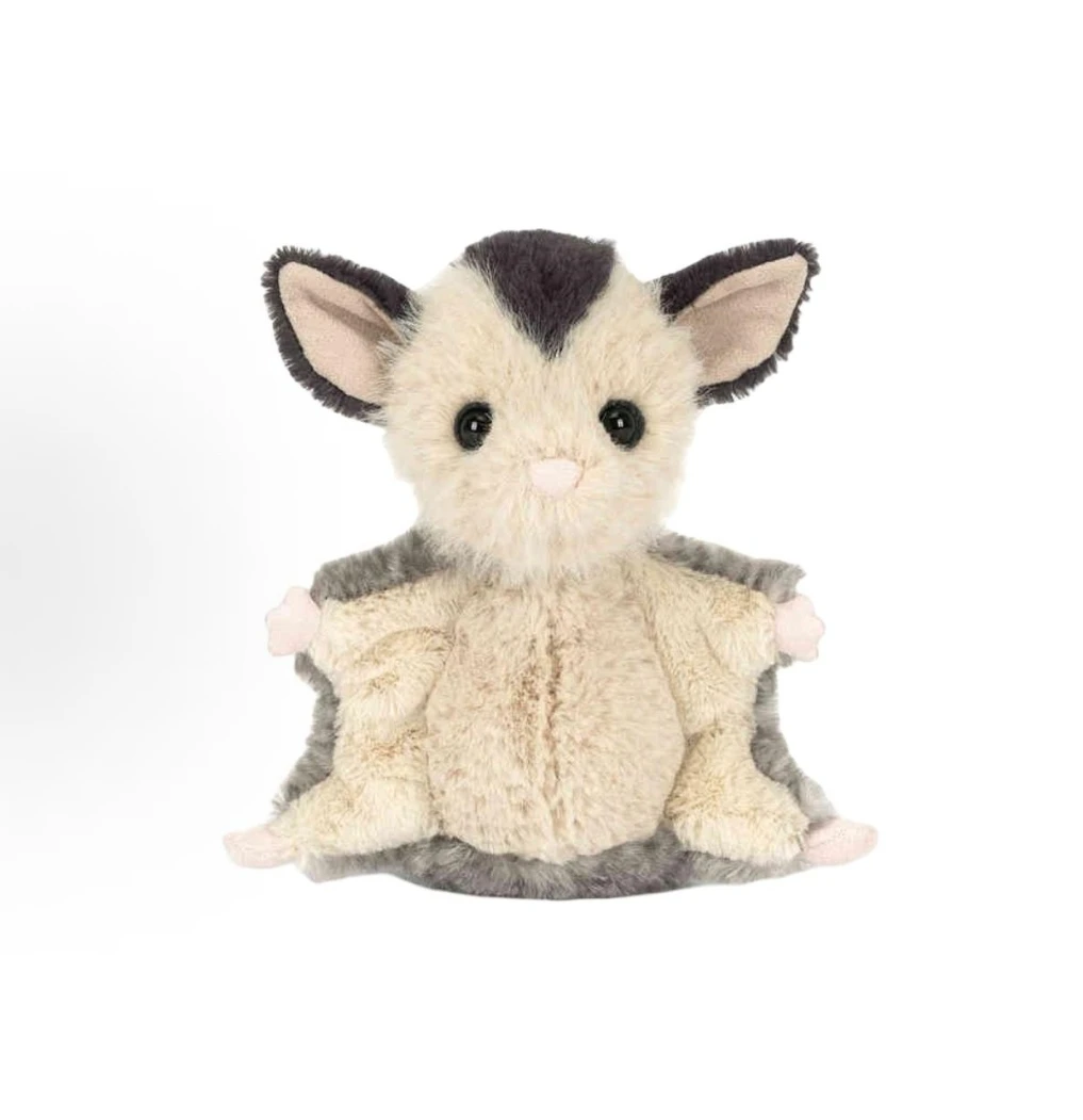 英国树林动物洛利蜜袋鼯玩具安抚陪伴玩偶毛绒公仔 坐高14cm高