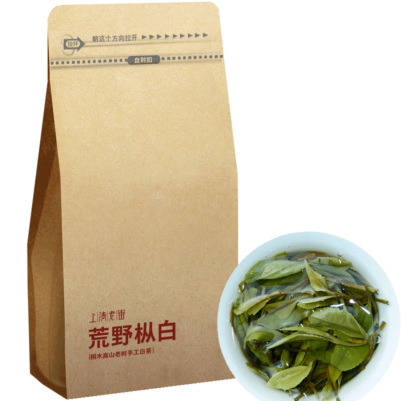 上清老街 荒野枞白 豆浆鲜稻花香 春茶头采 100克