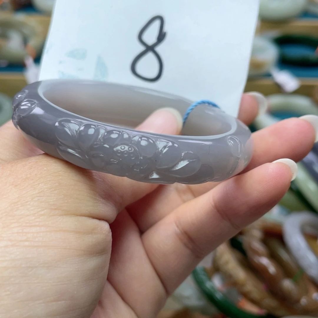 未镶嵌手镯和田玉圈口53