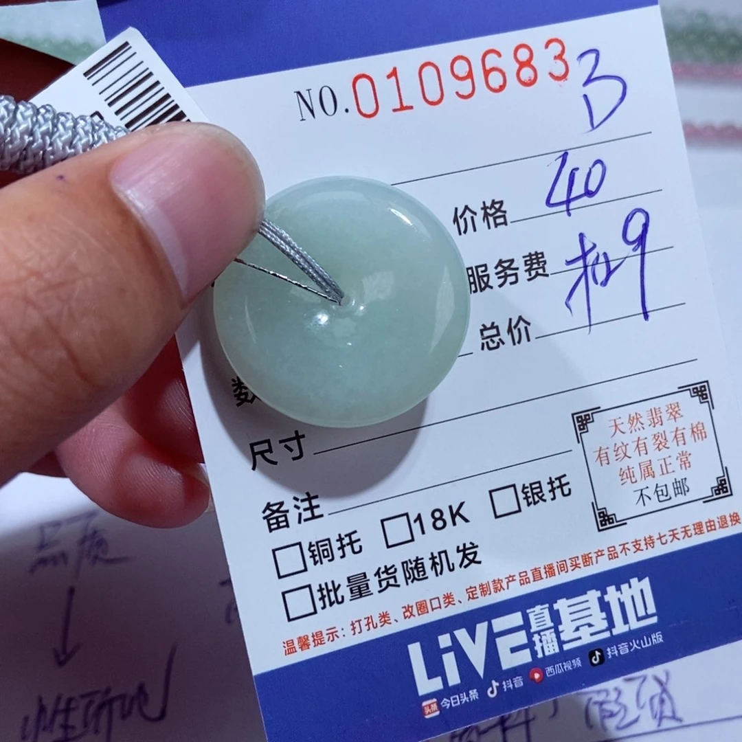 颈饰未镶嵌翡翠B****y