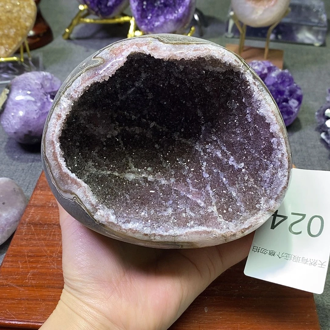 紫晶未镶嵌珠宝半成品