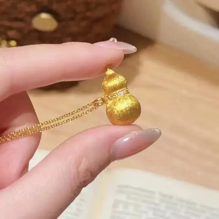 【抖音好货】孟加拉赤金豆豆提炼手工改款【拉丝葫芦】精工版可佩戴