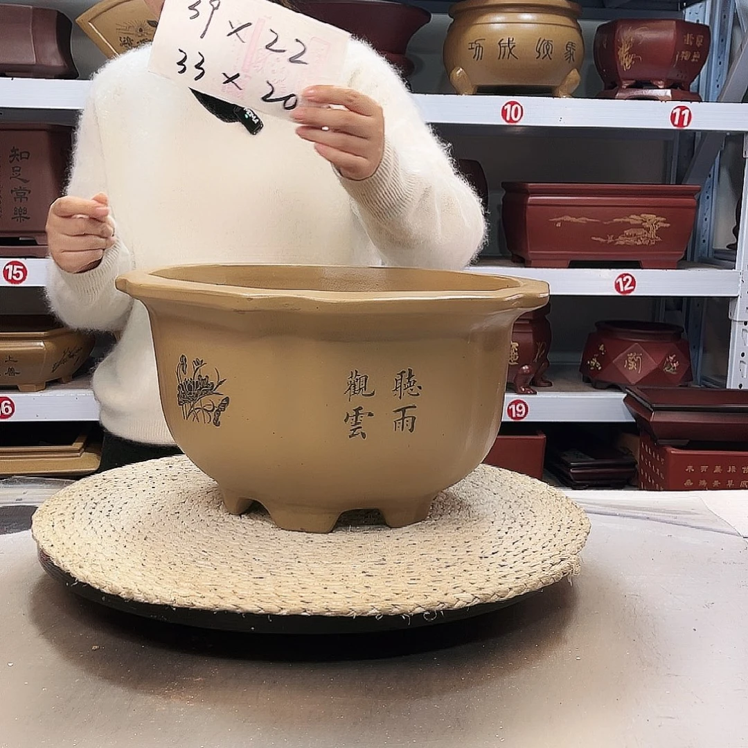 紫砂花盆紫砂花盆