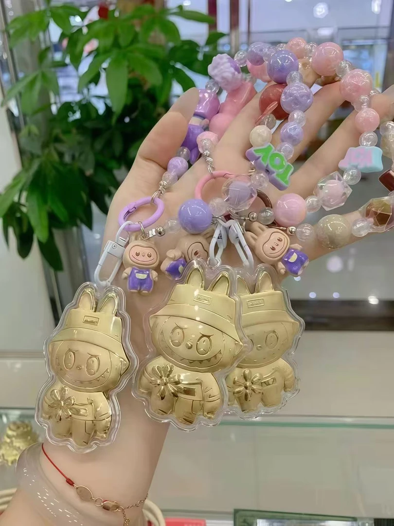 拉布布挂件labubu包包挂饰钥匙扣手机链