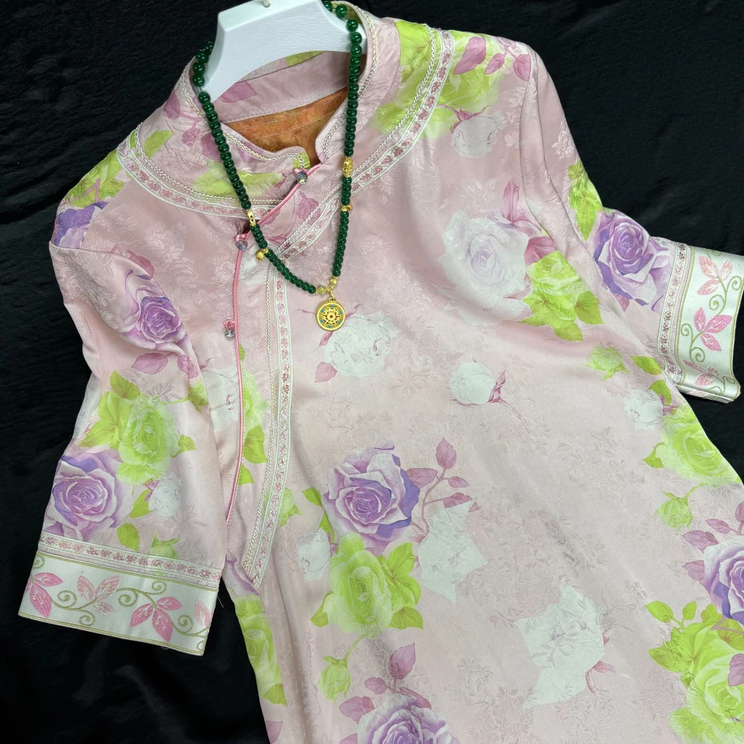 2604-26常熟新中式【春海棠】百搭气质日常连衣裙