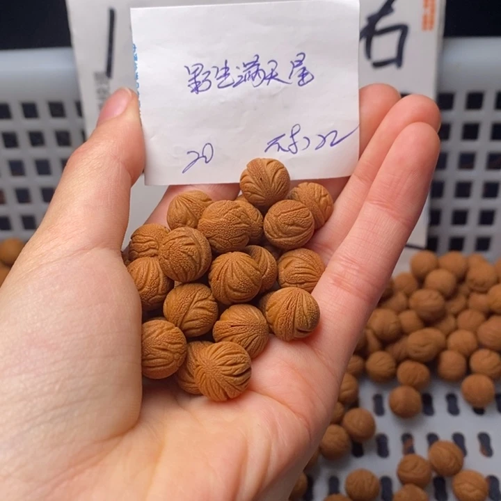 桃核手串12mm左右野生满天星20颗（不打孔）