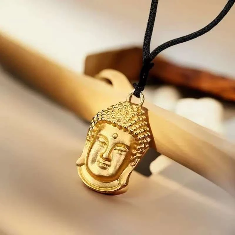 古法工艺佛头吊坠福字古法传承饰品【XF】