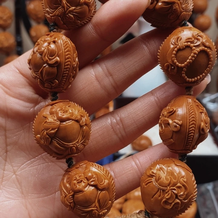 橄榄核手串/手链八宝财神2.3