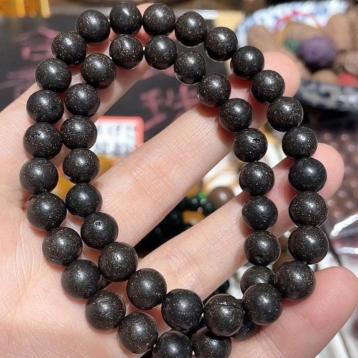泥塑合香珠黑龙涎0.8双圈