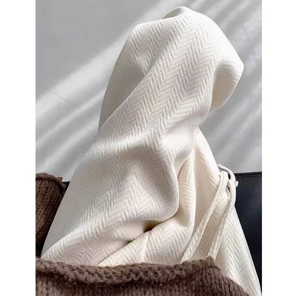 【奥粒绒】【加绒加厚】133百搭雪尼尔阔腿新款窄版显瘦加绒休闲裤