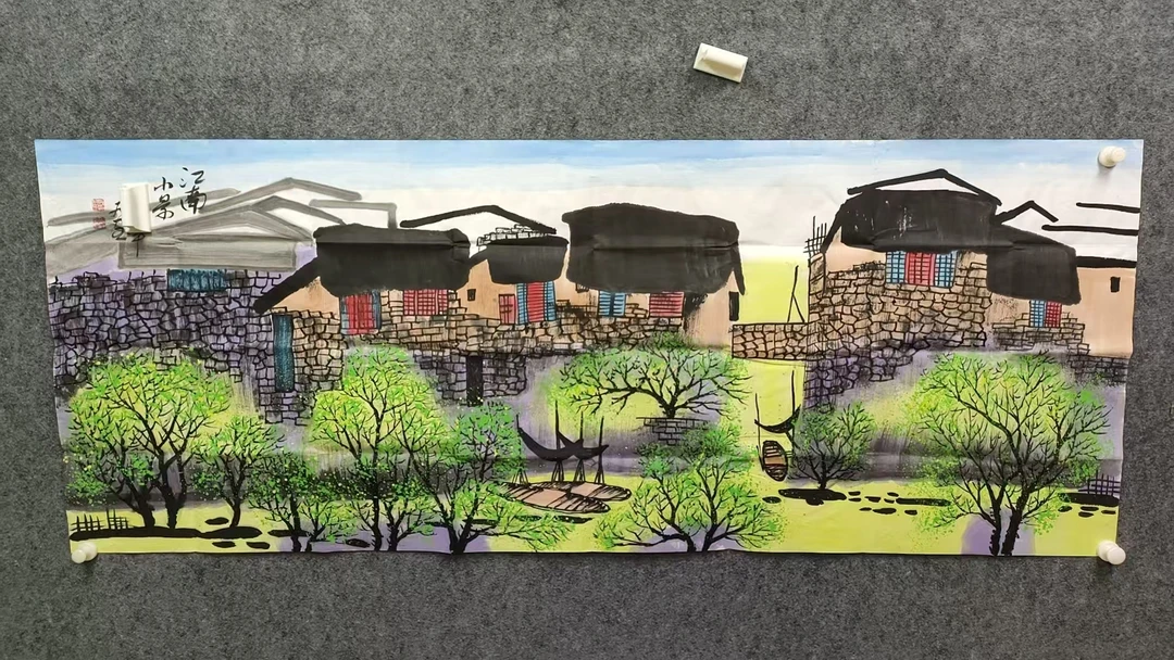 z62江南小景-高端精品山水画