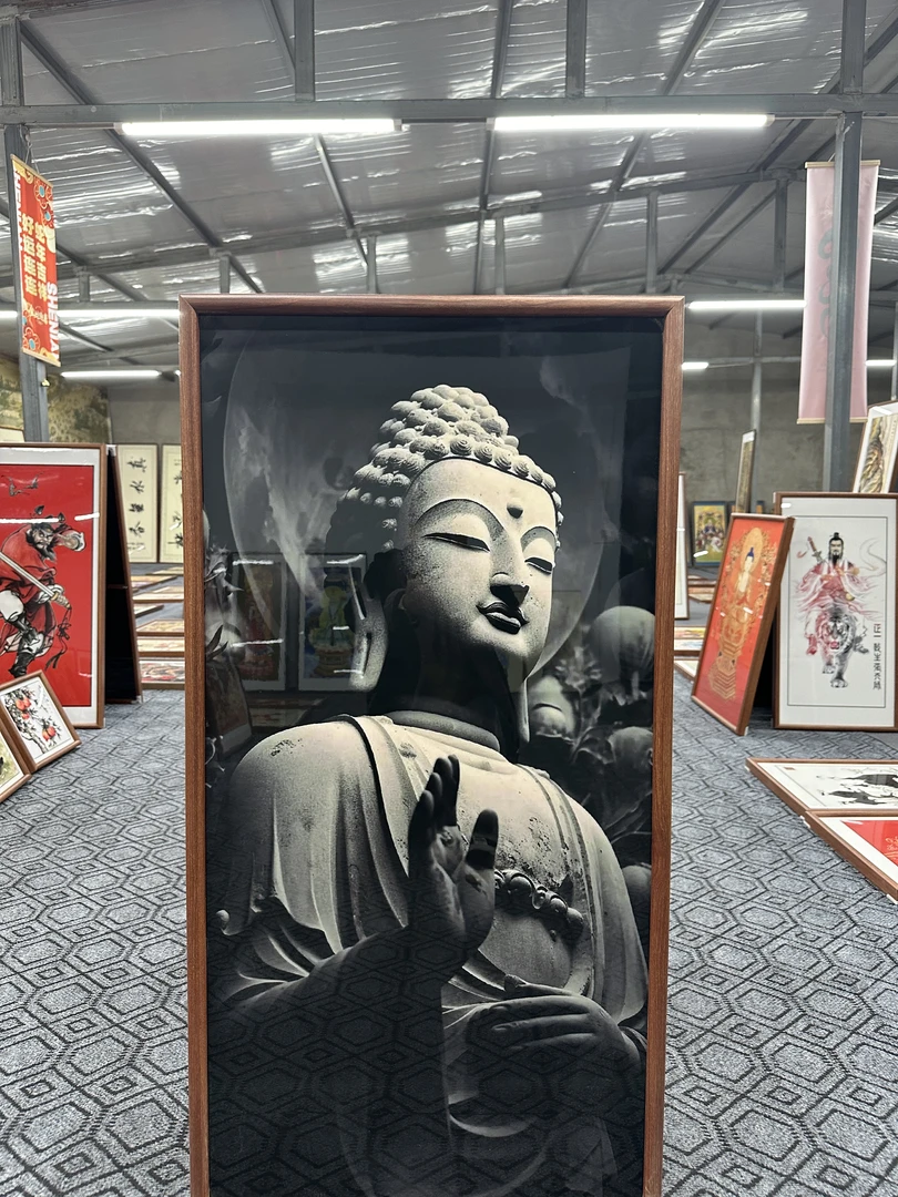 [A35卢舍那大佛]60x120cm中国风家居装饰画办公室玄关客厅装饰画