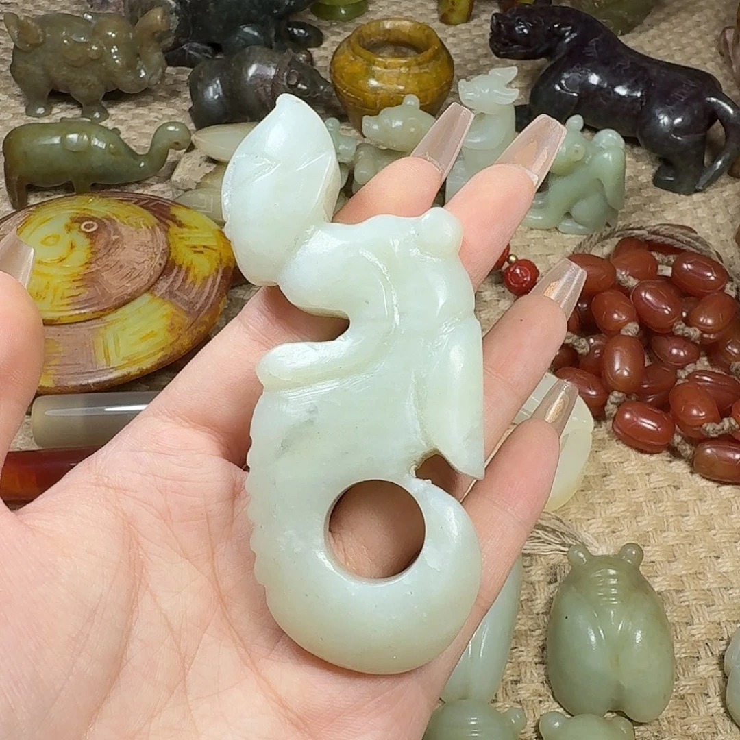 白玉菩提吊坠挂件