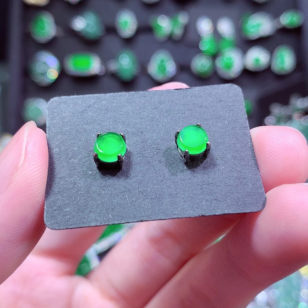 翡翠未镶嵌颈饰天然