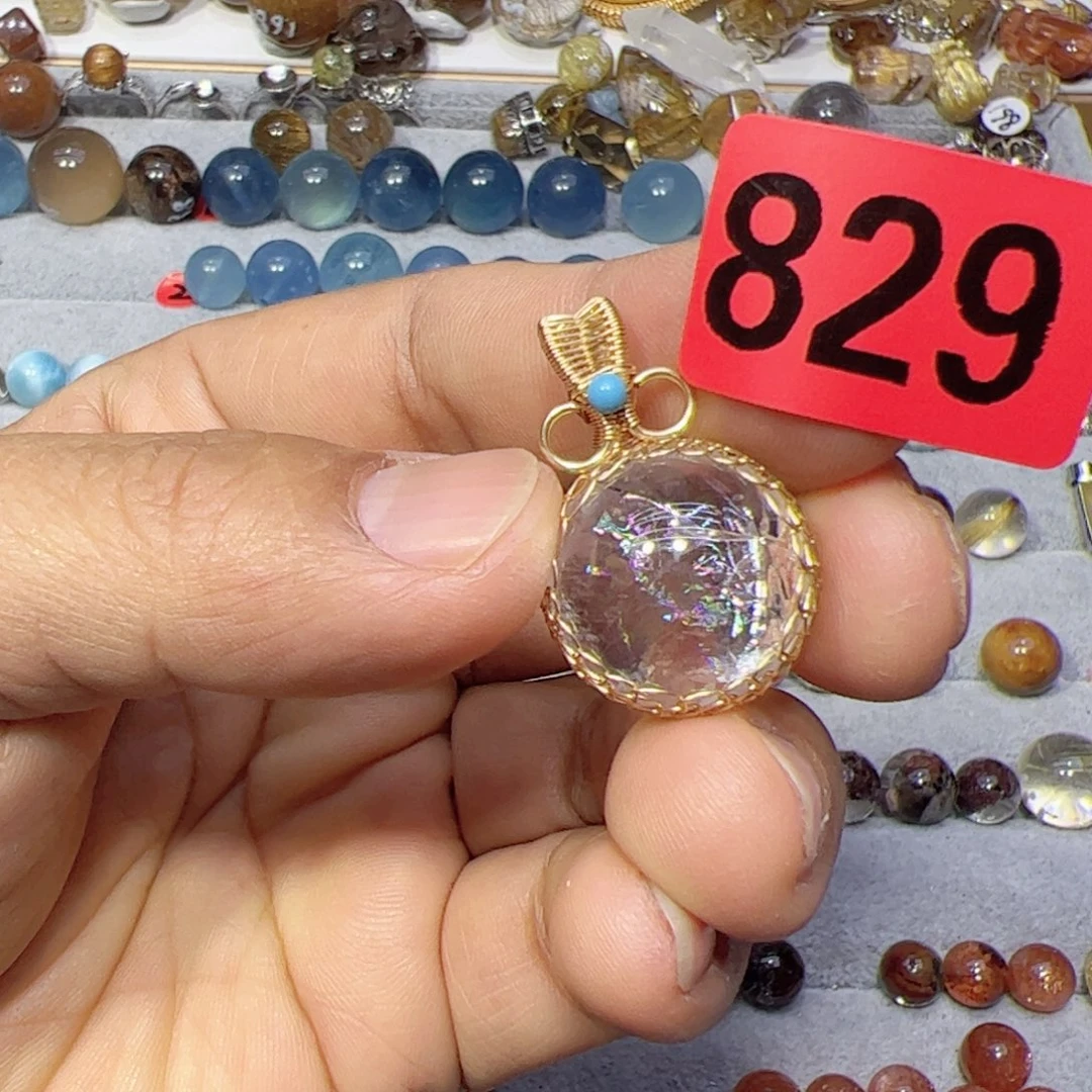 紫晶颈饰未镶嵌天然