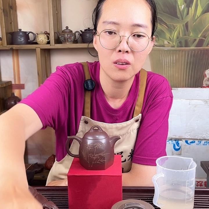 紫砂壶原矿六方秦泉柴烧珍藏