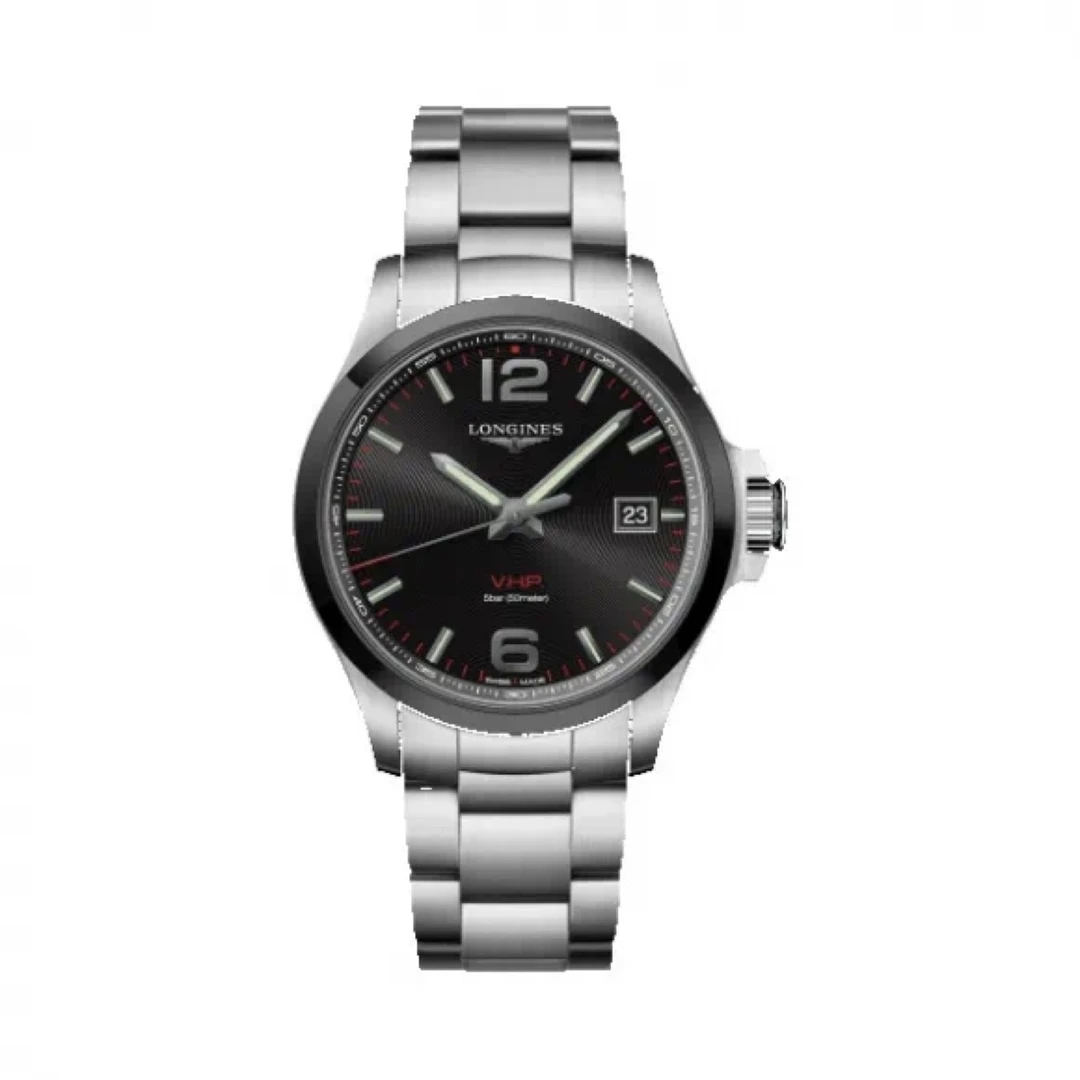 95新 Longines/浪琴 /亚虎2/浪琴/康卡斯系列/男士石英腕表/