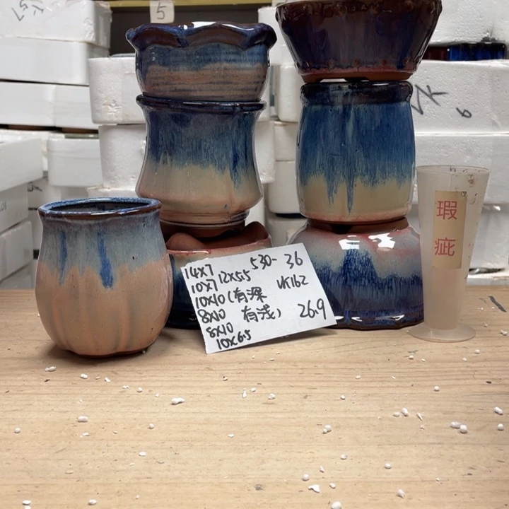 紫砂花盆多肉花盆微瑕36