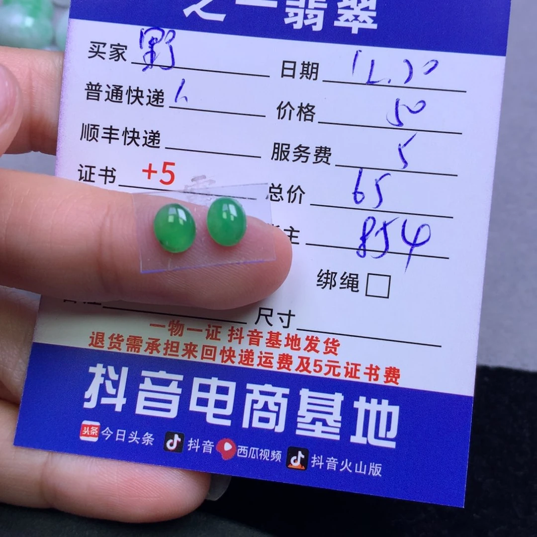 颈饰未镶嵌翡翠野**。