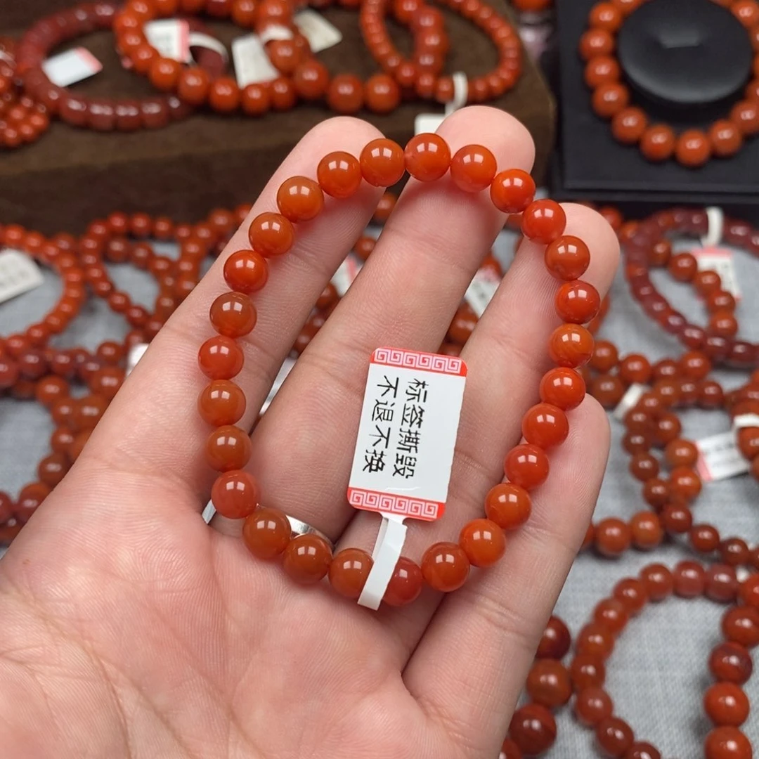 未镶嵌手串南红玛瑙7mm