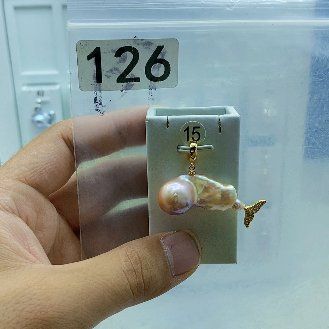 颈饰合金淡水珍珠