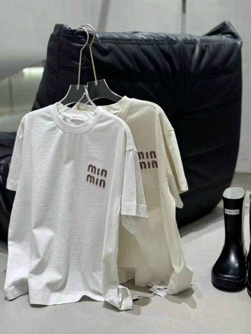 XT22139【身高减10】白色高货T恤【120-160】