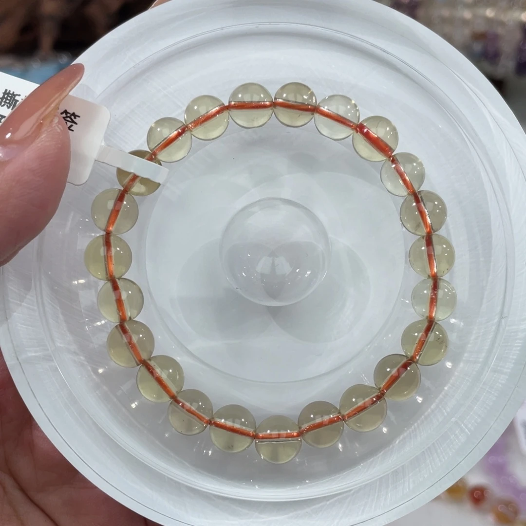 手串未镶嵌水晶041巴西黄水晶8m+