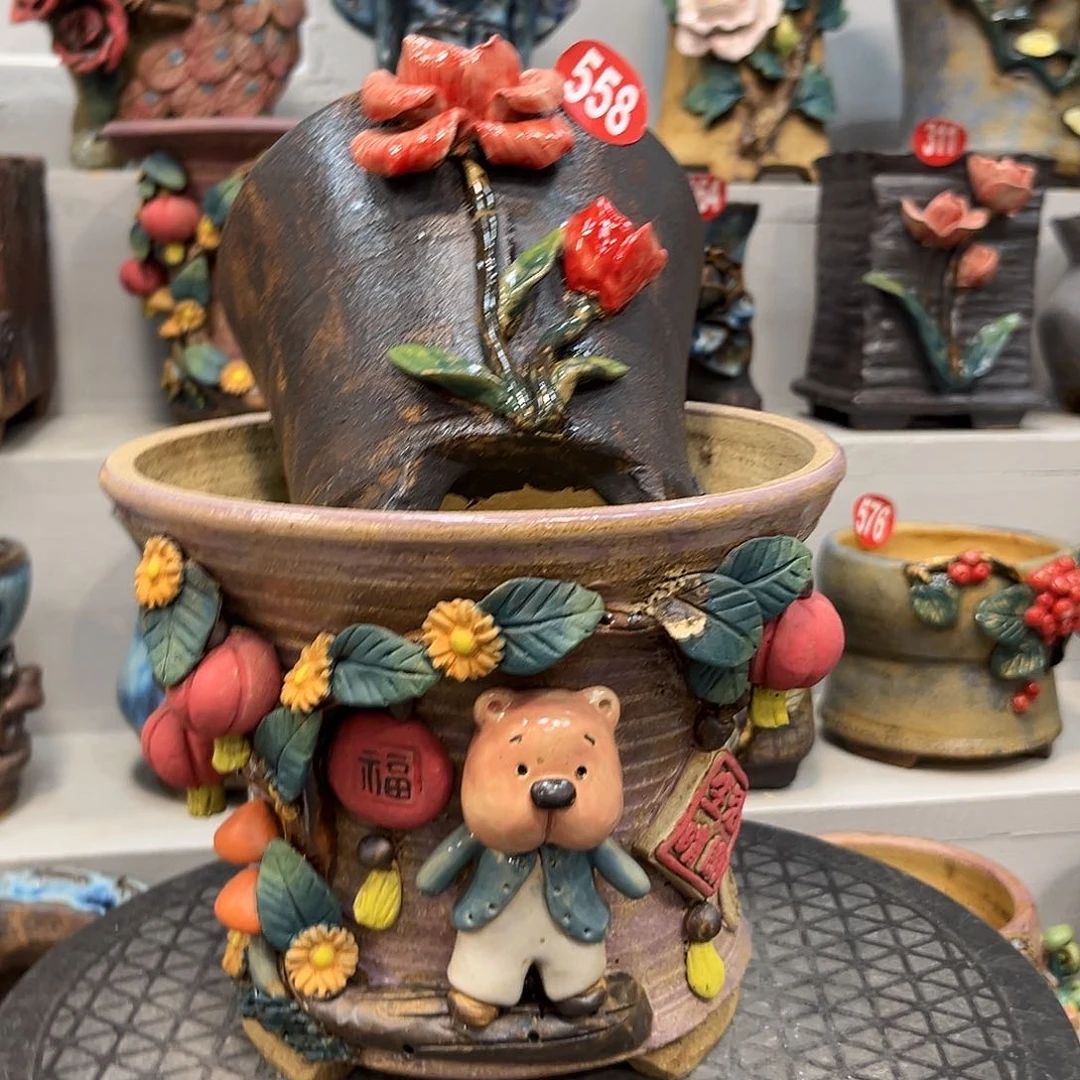 鞍*狼558 号陶然花盆厂家直销