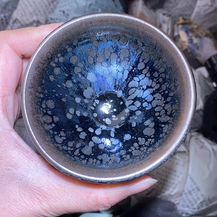 茶盏微瑕，建盏主人杯，介意勿拍