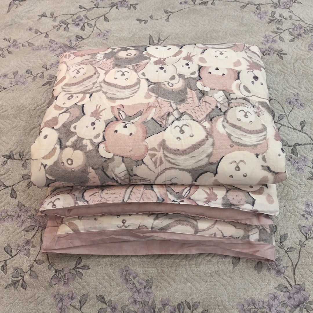 【萌趣熊】150*200cm超柔四季被全棉蚕丝被柔软顺滑春秋被