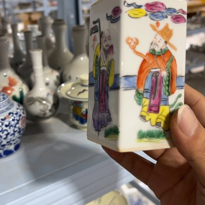 摆件摆件手绘瓷器全部处理了