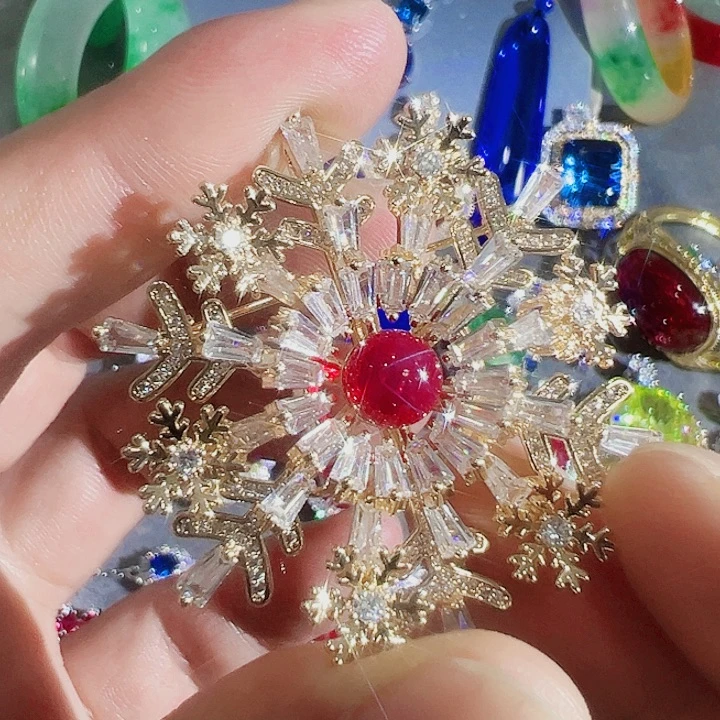 非金属红色蓝色满镶嵌大宝贝