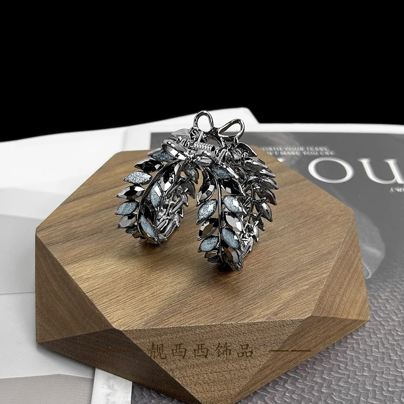 【LXX靓西西】047 精致麦穗夹轻奢风时尚4厘米马尾夹