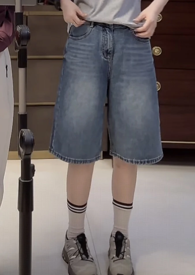 2522373（阿梦服饰）牛仔短裤 裤长60