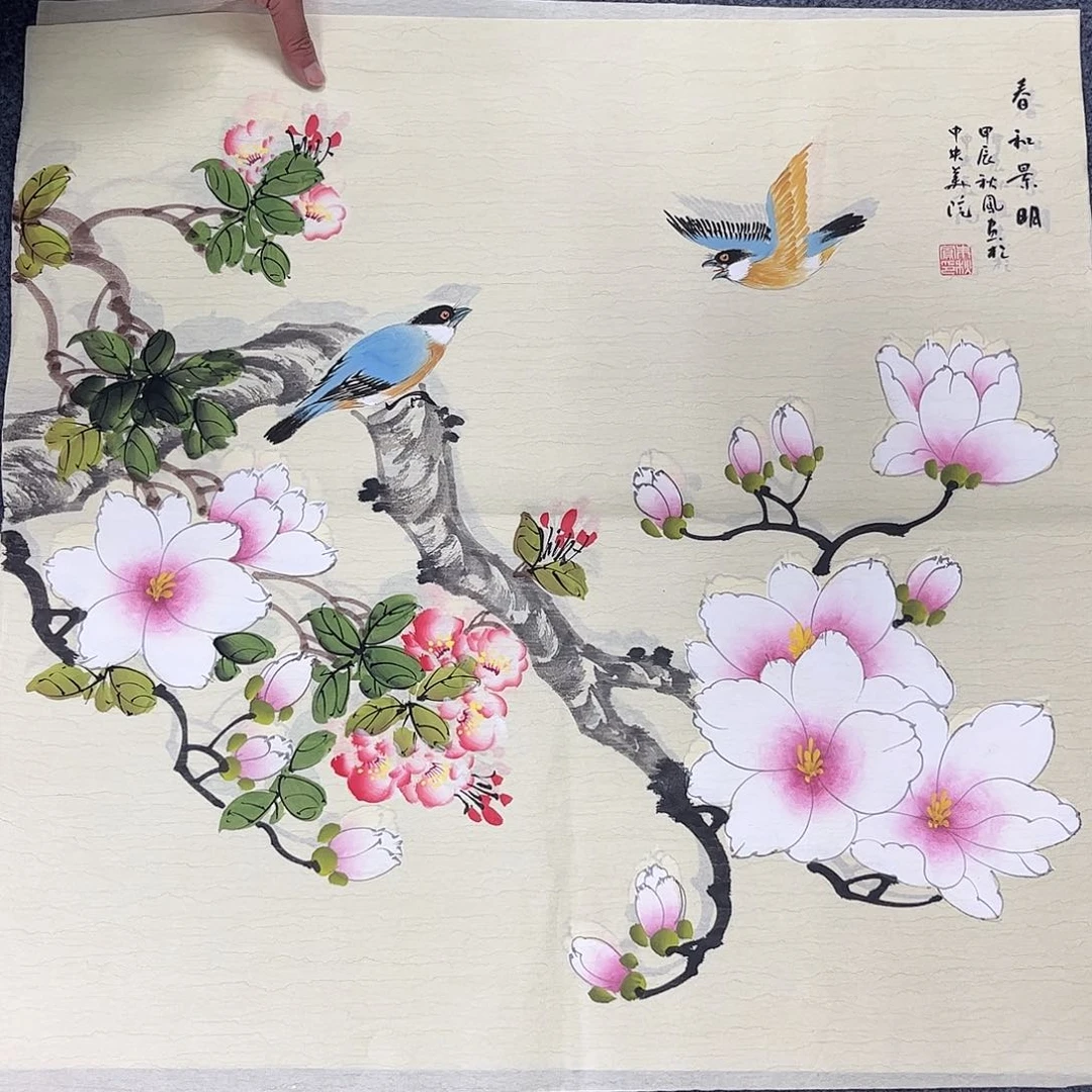 国画宣纸国画纯手绘作品