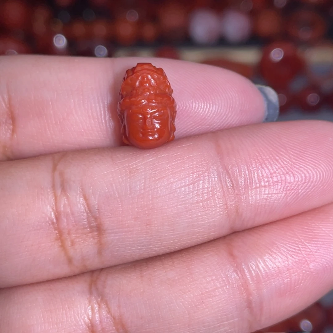 南红玛瑙未镶嵌观音