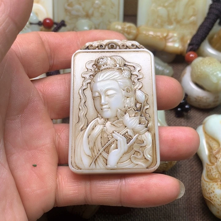 和田玉挂件未镶嵌用****1